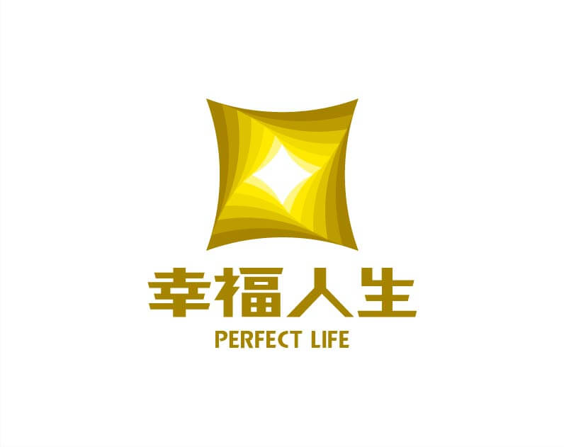 幸福人生logo设计